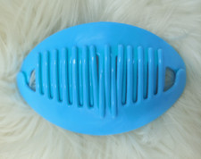 Vintage 1980's Goody TZer's Hair Clinch It Combs Blue