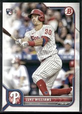 2022 Bowman #11 Luke Williams