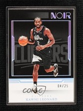 2022-23 Panini Noir Statement Edition 4/25 Kawhi Leonard #226 06mc
