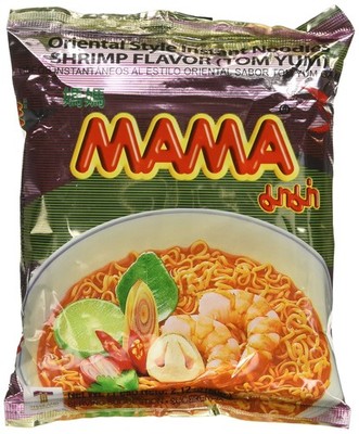 MAMA Noodles Shrimp Tom Yum Instant 2.1 Ounce (Pack of 30),