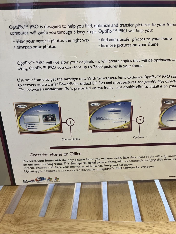 Smartparts 11" Digital Picture Frame Over 2,000 Photos - Image 4 of 4