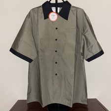 NWT Happy Chef Olive Green Brand New Chef Uniform Top Size XL Style 501B