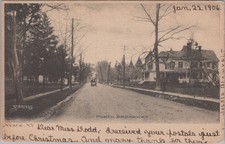 North Broadway Nyack New York NY Street View Houses Harrison 1906 Postcard