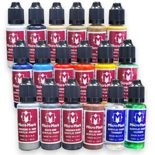 Acrylic Paint Set for Railroad Models – 18 Colors, 0.68 fl. oz Bottles, Made ...