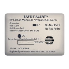 Safe-T-Alert 25 Series Surface Mount Dual Carbon Monoxide/Propane Alarm - 12V