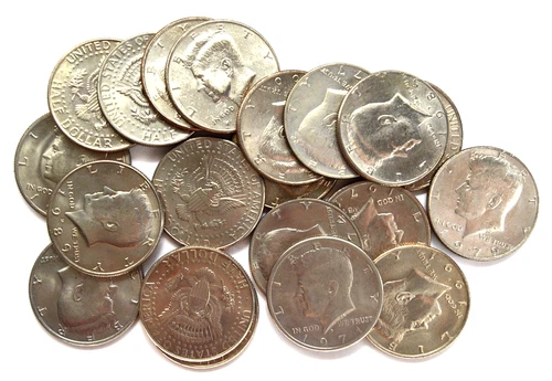 Half dollar Kennedy Lot of 20 coins  BU/AU Full Tube/Roll