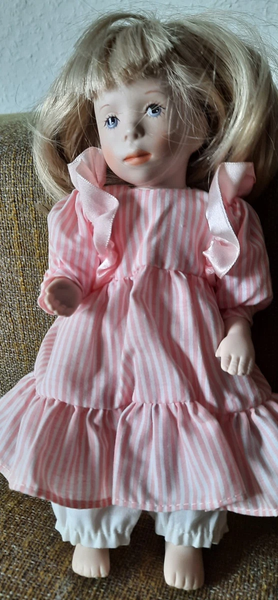 Puppe "Liesel/Sonntag" von Sylvia Natterer, Franklin Mint Heirloom Doll