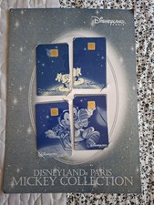 Carte de jeu encart disney Mickey unité disneyland Paris