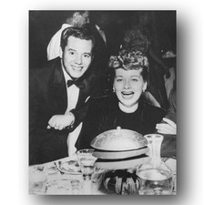 Lucille Ball, Desi Arnaz Photo 8x10 Hollywood Function 1955 Black And White