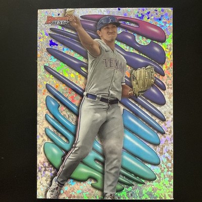 WYATT LANGFORD 2023 BOWMAN'S BEST SHELLACKED MINI DIAMOND RANGERS 
