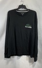 Lacoste Men's Black Long Sleeve Sleepwear Shirt Waffle Knit Embroidered Logo XL — photo 1