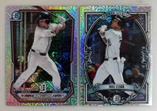 Max Clark 2026 Bowman Chrome Mega Box Sterling #BST-5 & BCP-2 Detroit Tigers