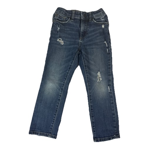 DL1961 Jeans Brady Slim Distressed Blue Denim Jeans Adjustable Waist Boys Size 5