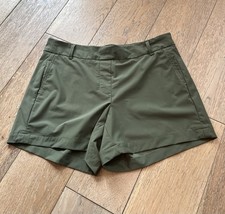 SPANX Shorts Sunshine Solution 5-Loop Canopy Green 2-Pocket UPF 50 Size MEDIUM