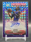 Tyrese Maxey Auto Purple Geometric Refractor 2024-25 Topps Chrome 76ers #RCA-TM