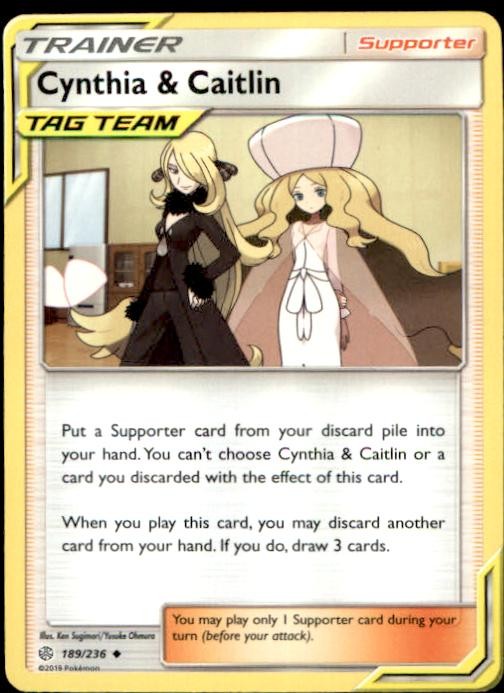 Cynthia & Caitlin 189/236 Uncommon Cosmic Eclipse NM
