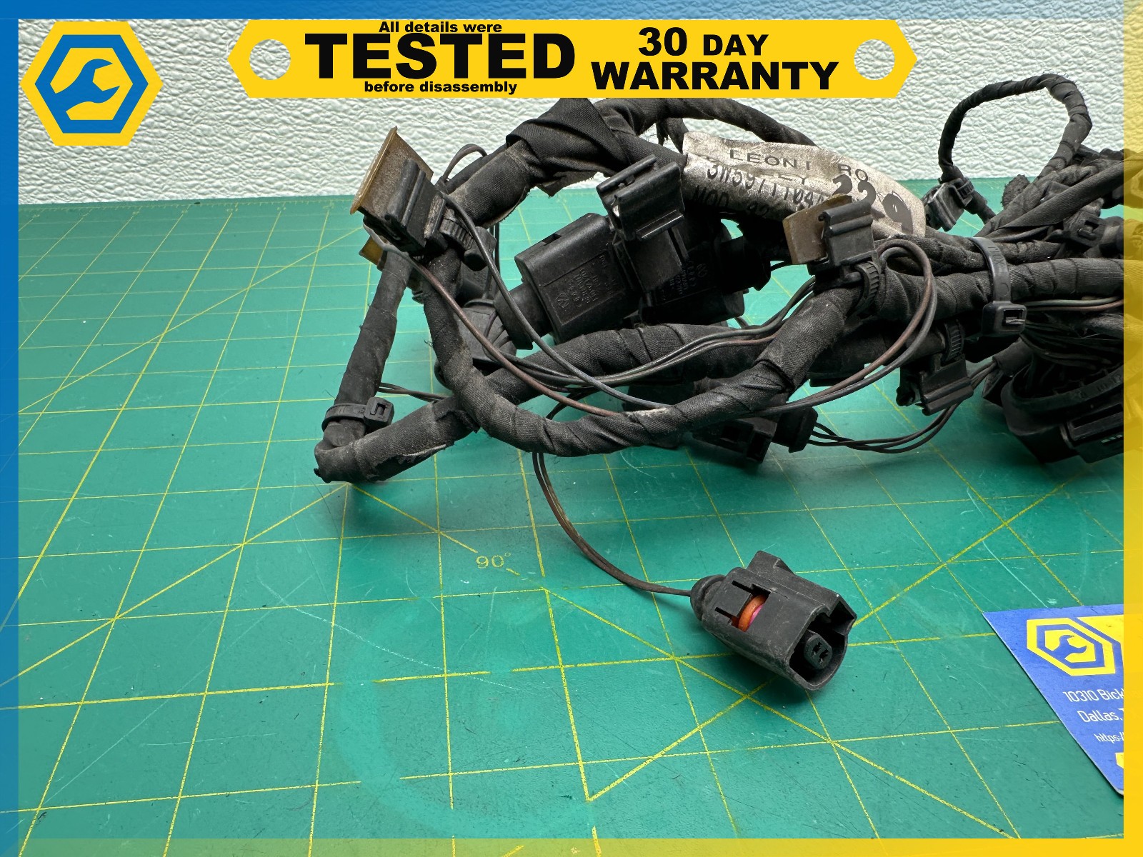06-12 BENTLEY Flying Spur REAR BUMPER PARKING SENSOR WIRE WIRING HARNESS OEM
