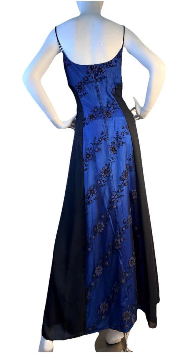 open lace back dress Morgan & Co 13290 Long Formal Sequin Prom Dress – The Dress Outlet