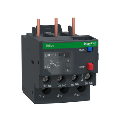 Schneider Electric LRD21 Motorschutzrelais 12-18A,1S+1Ö, Klasse 10A
