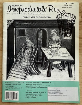 J-I-R Journal Of Irreproducible Results Magazine 1999 Volume 44 / No. 4 GC