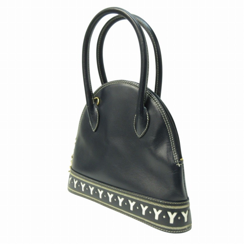 【Borsa】 Borsa a tracolla YVES SAINT LAURENT Y Motivo 2WAY Pelle Tagliata Navy