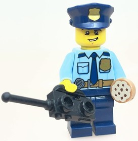 LEGO&reg; Minifigure Town City Police Cop Gold Officer Tie cty743 cty0743