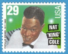 Scott #2852, MNH OG, 29 Cent, Popular Singers - Nat 'King' Cole (1994)