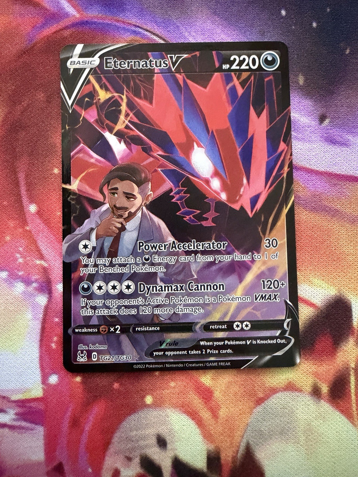 Eternatus V TG21/TG30 Swsh11: Lost Origin Trainer Gallery Holo