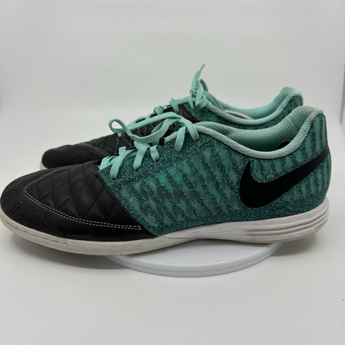 Nike Lunar Gato II 2 Hyper Turquoise Black Indoor Shoes Soccer Size 11 US NO INS - Picture 2 of 13