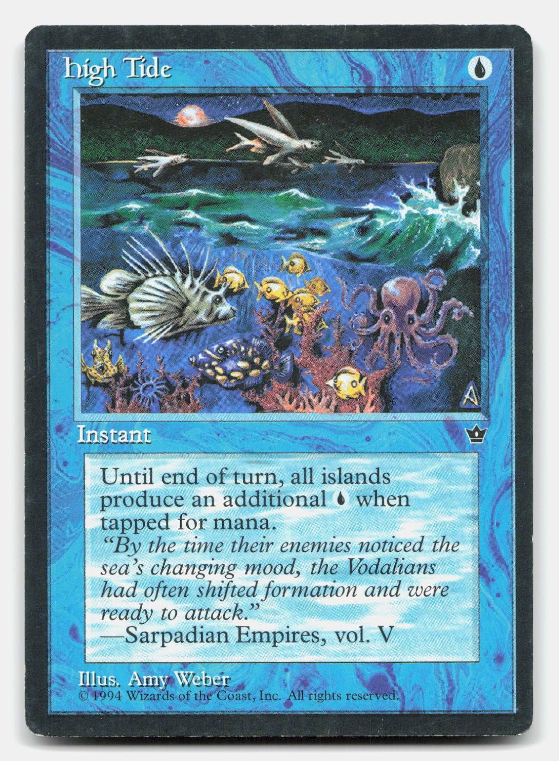 High Tide (Weber) Common Fallen Empires Magic: The Gathering Near Mint