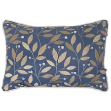 Croscill Janine 18 x 12 Boudoir Decorative Oblong Pillows Blue bejeweled NEW