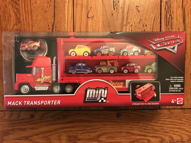 mini racer mack truck transporter