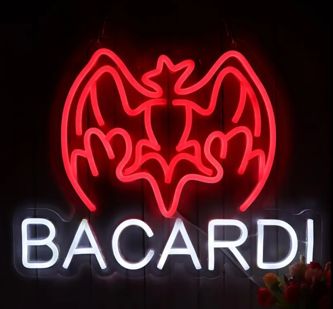 Insegna LED Neon Bacardi Smart Home Compatible - Basso Consumo