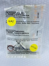 AMPHENOL 031-6926 Electronic BNC Bulkhead Crimp 95700 RF Connector 1 pc. EB 5 