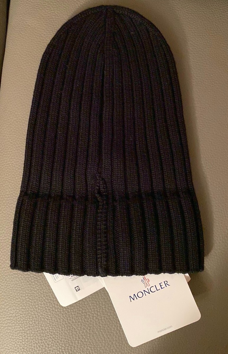 ニットキャップ・ビーニー Moncler Beanie Wool Hat Wool & Cashmere Beanie by Moncler – Boyds
