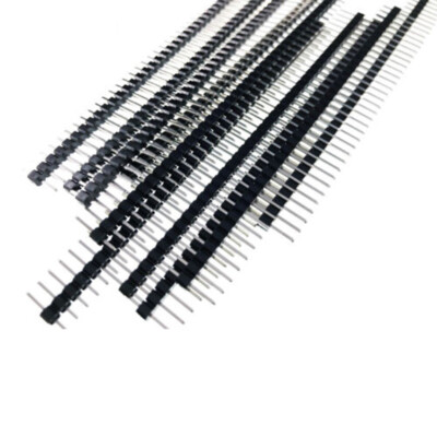 40-Pin Male Header 0.1'' 2.54mm Breadboard PCB Strip Connectors 10Pcs