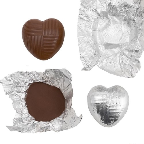 Milk Chocolate Foil Wrapped Hearts (x82 Hearts) - Picture 7 of 46