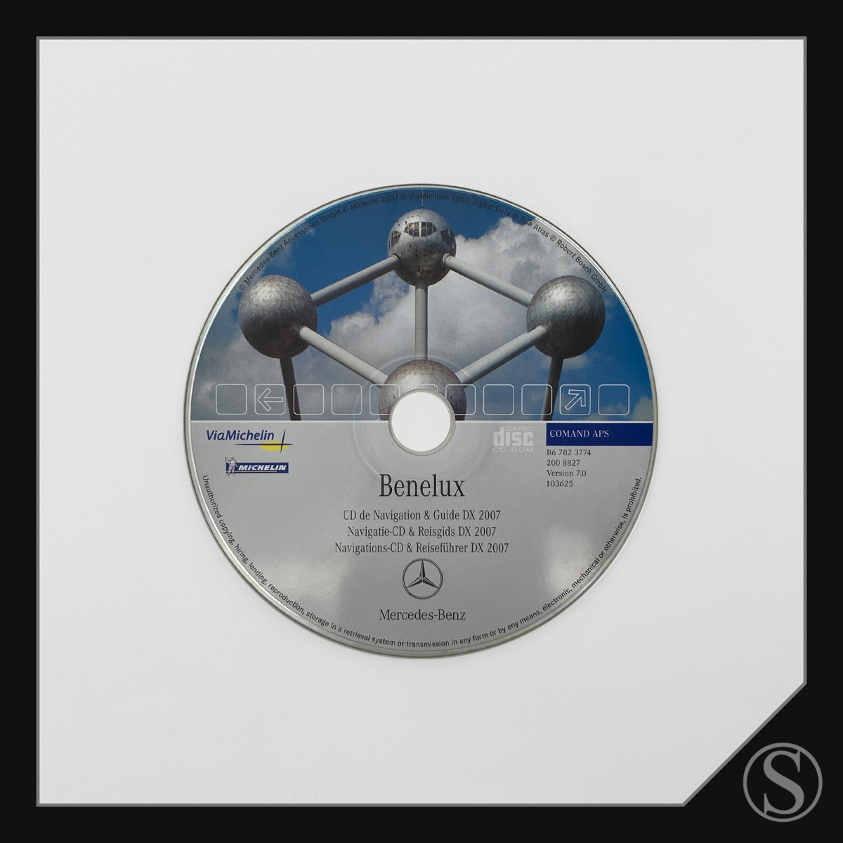 Mercedes-Benz Benelux Navigation CD & Travel Guide Dx 2007 W203  