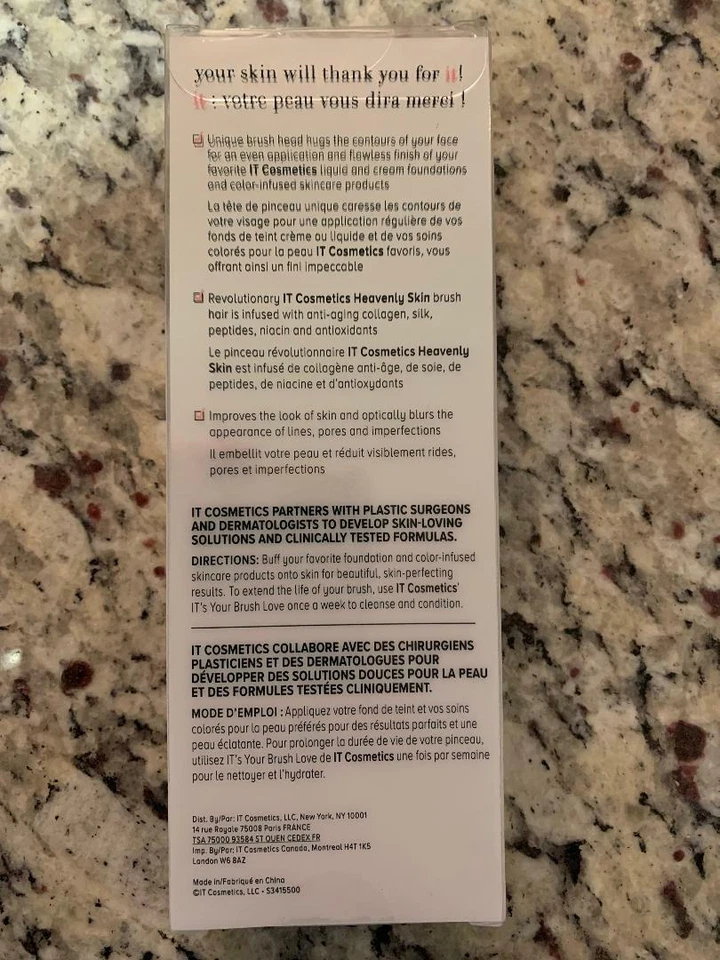 IT Cosmetics Heavenly Skin Skin-Hugging Foundation Brush #707 - Image 3 of 3