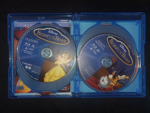 Beauty and the Beast 3D (Blu-ray 3D+Blu-Ray+DVD+Digital Copy, 2011) w/ Slipcover - Picture 5 of 8