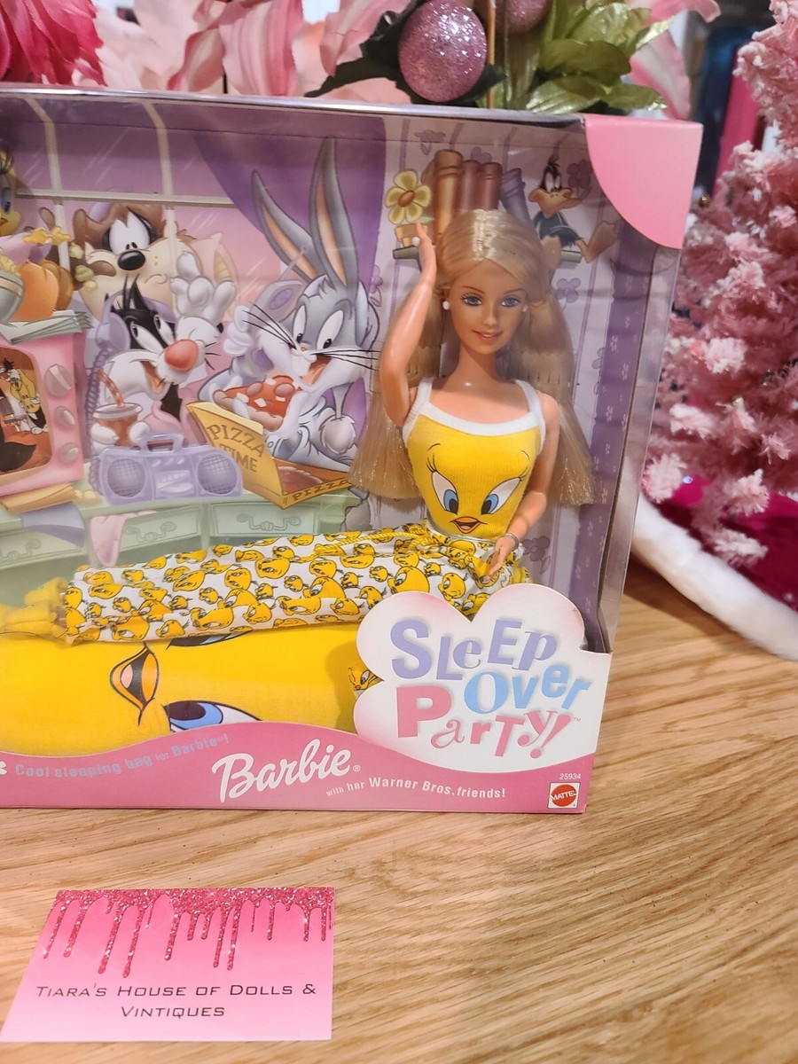 NEW! 1999 SLEEP OVER PARTY TWEETY BIRD BARBIE! | eBay