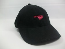 Certified Spell Out Hat Black Reebok Hook Loop Baseball Cap