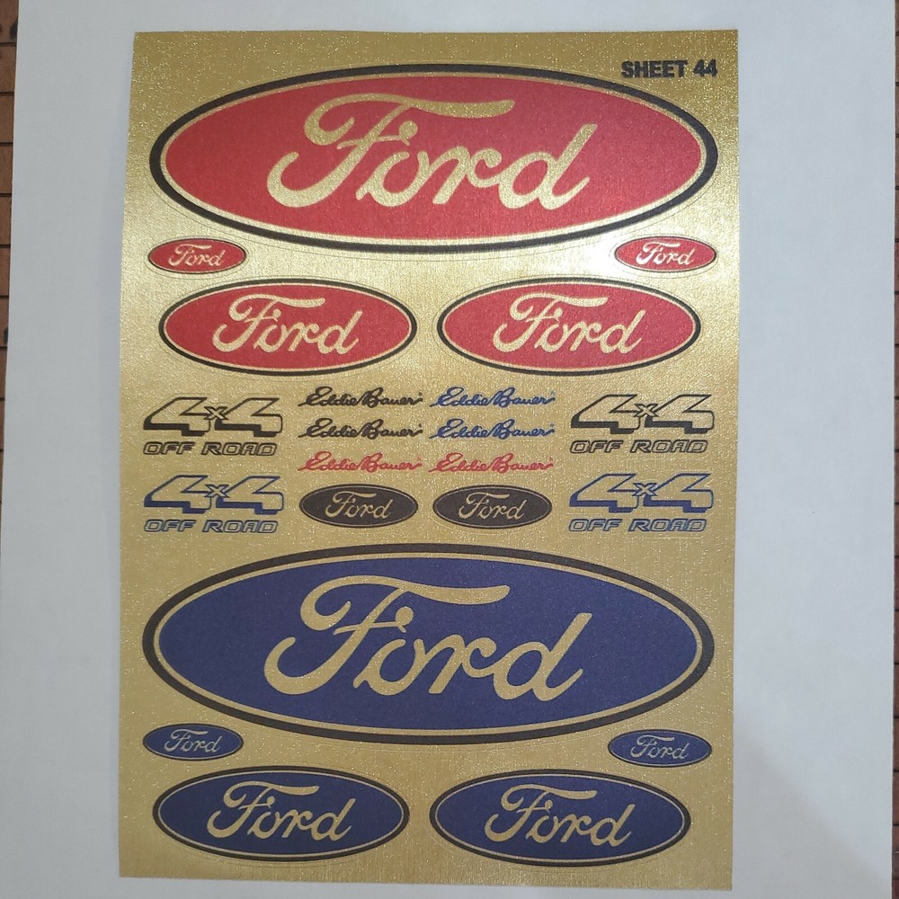 Brushed Gold  Vinyl Sheet44-R/CMODEL Decals 1/12 -1/10-DIE CUT
