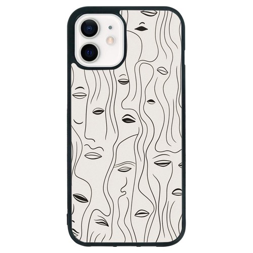 For Samsung A15 A16 S23 S24 S25 Ultra FE Aesthetic Cover pattern different faces - 第 3/25 張圖片