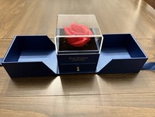 Preserved Eternal Real Rose Flower Gift Box With Jewelry Box Best Wishes