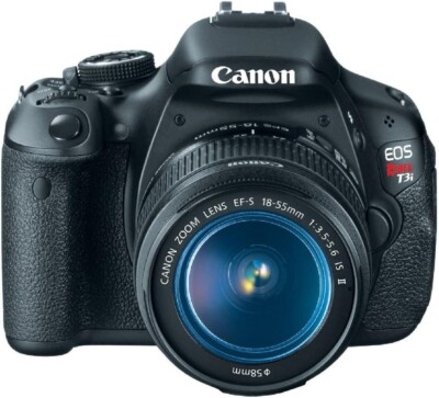 Canon EOS Rebel T3i Digital SLR Camera with Canon EF-S 18-55mm-[Refurbished]
