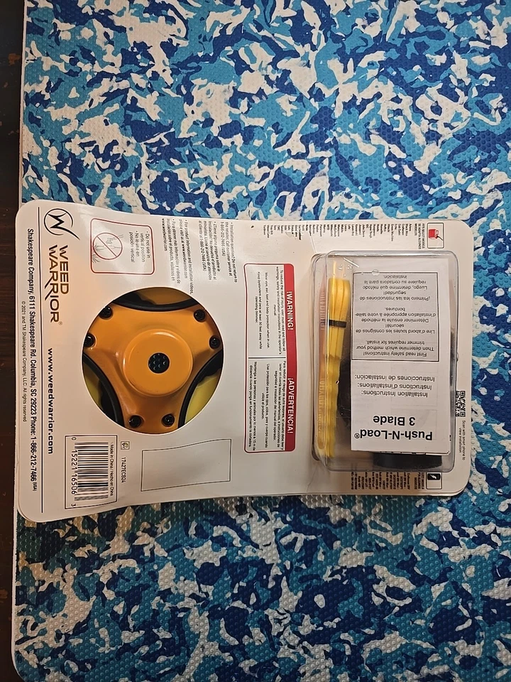 Weed Warrior Universal Push-N-Load 3 Blade Head Weed Wacker Replacement - 2 Pack - Image 4 of 4