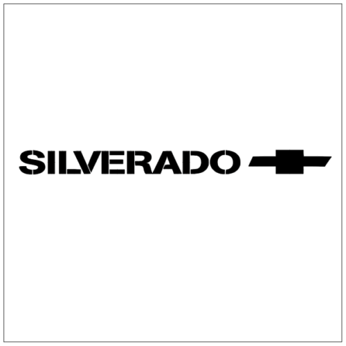 SILVERADO Vinyl Decal Sticker car truck bumper window gmc CHEVY BUY 2 GET 1 FREE - Picture 1 of 4