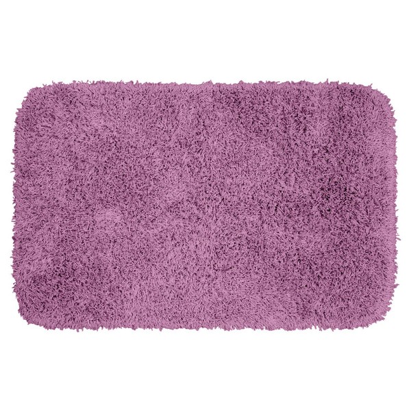 24 x 40 in. Bath Rug Bathroom Accent Mat Purple Washable Nylon NonSlip