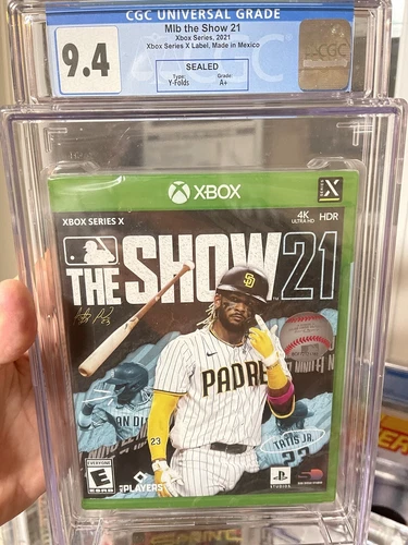 MLB The Show 21 Fernando Tatis Jr. XBOX Series X CGC 9.4 A+ Sealed